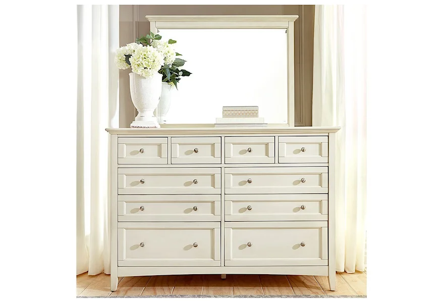 Northlake Dresser and Mirror by AAmerica at Esprit Decor Home Furnishings